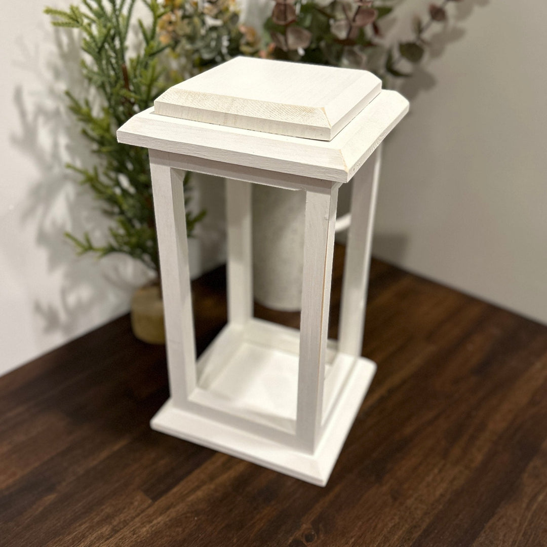 Decorative Wooden Lantern (Various Sizes Available) | Wedding Decor | Home Decor - Seeds & Sawdust