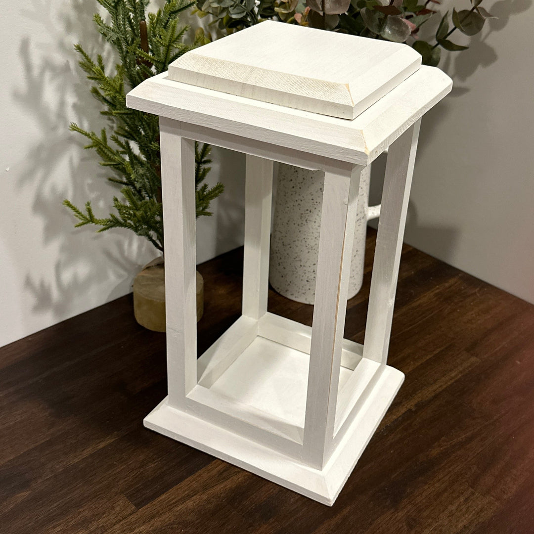 Decorative Wooden Lantern (Various Sizes Available) | Wedding Decor | Home Decor - Seeds & Sawdust