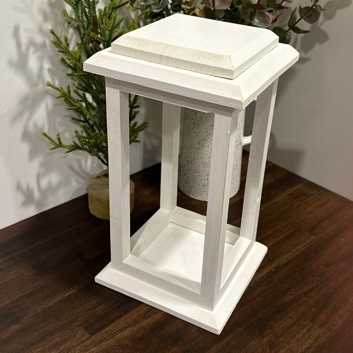 Decorative Wooden Lantern (Various Sizes Available) | Wedding Decor | Home Decor - Seeds & Sawdust