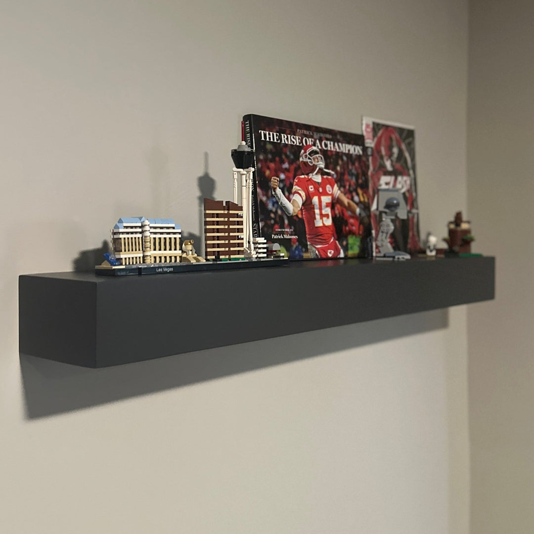Painted Floating Shelves | Wall Shelving | Kitchen Shelving - Seeds & Sawdust