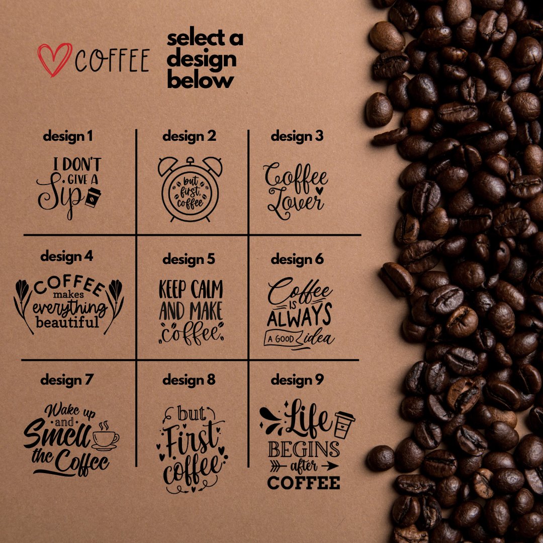 Round Cork Trivet | Coffee Lover Designs | Hot Pad | Kitchen Decor - Seeds & Sawdust