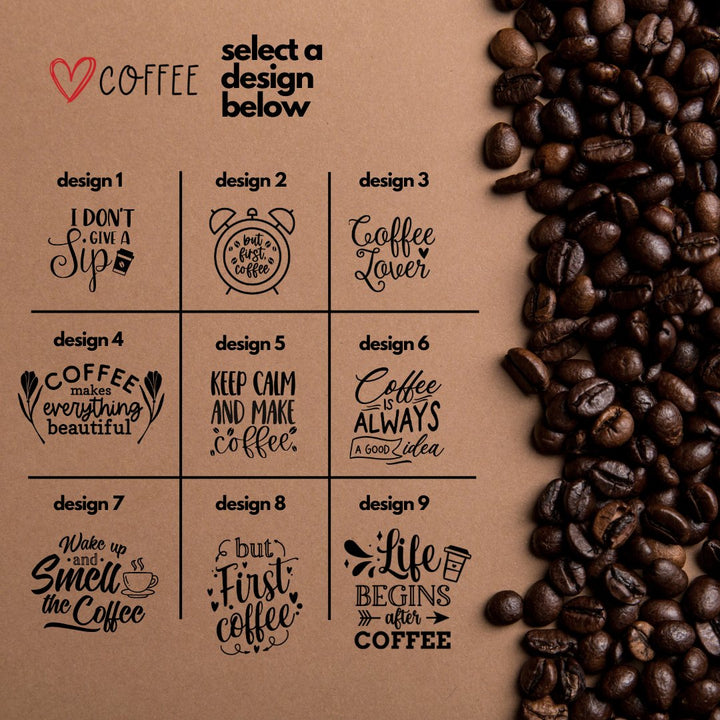 Round Cork Trivet | Coffee Lover Designs | Hot Pad | Kitchen Decor - Seeds & Sawdust