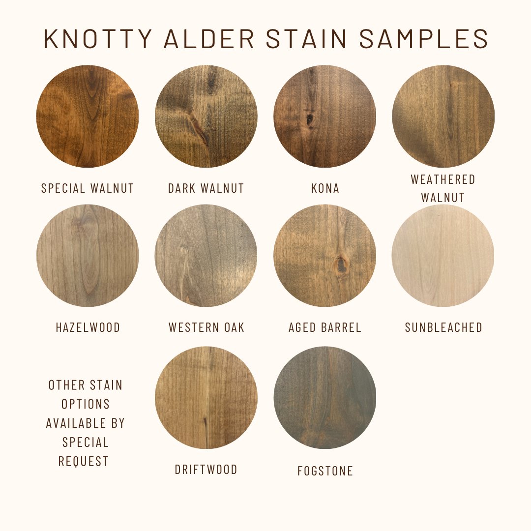 Table Top Stain Samples - Choose up to 5 Samples! - Seeds & Sawdust