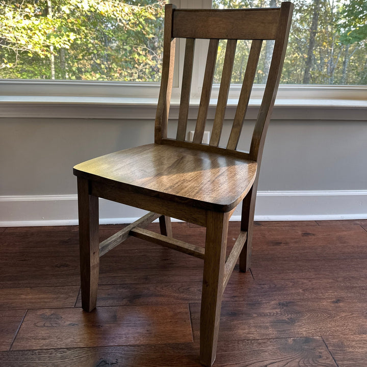 Wooden Slat Back Chair - Seeds & Sawdust
