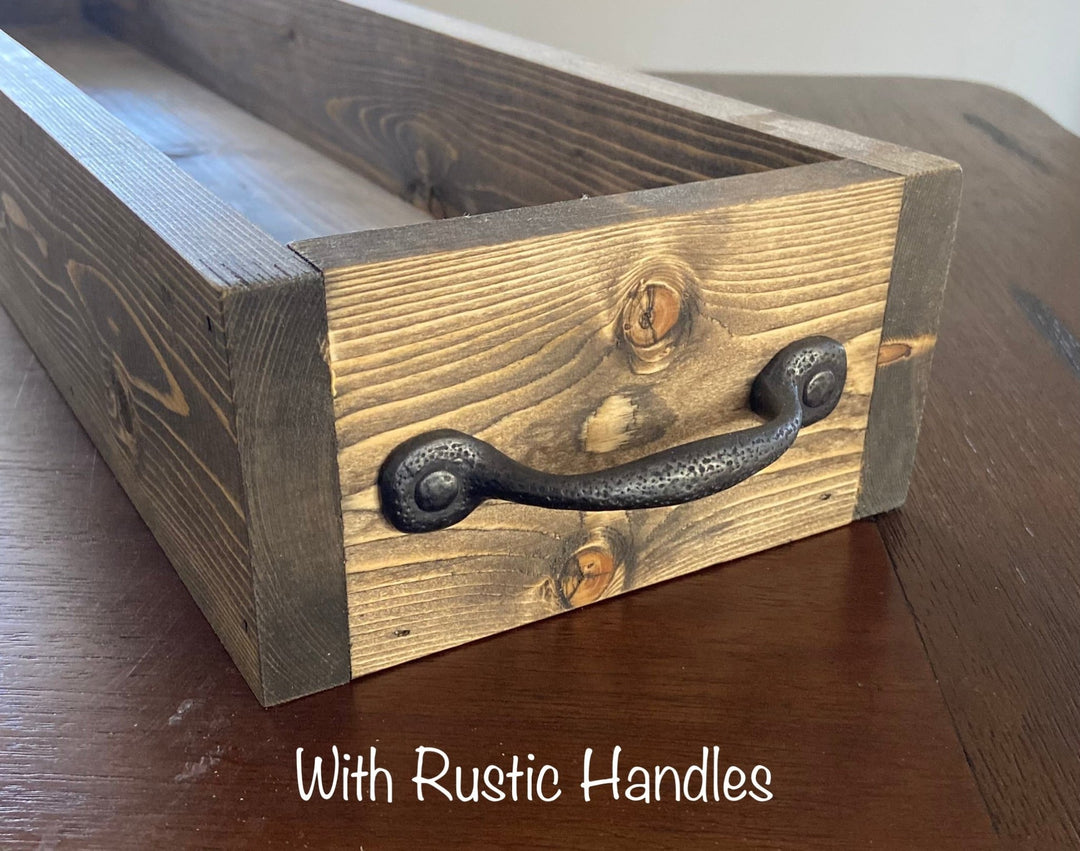 Wooden Table Top Centerpiece | Table Tray - Seeds & Sawdust