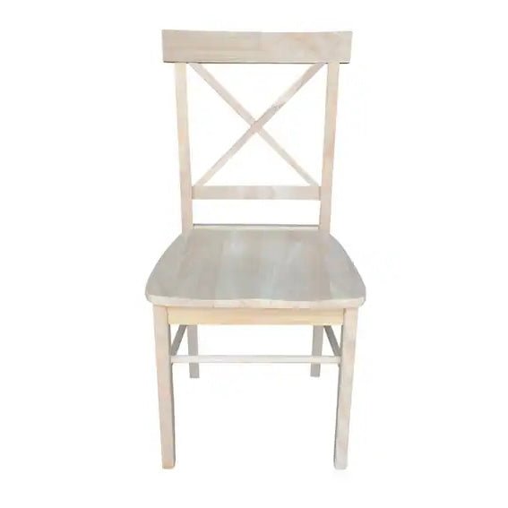 Wooden X Back Chair - Seeds & Sawdust