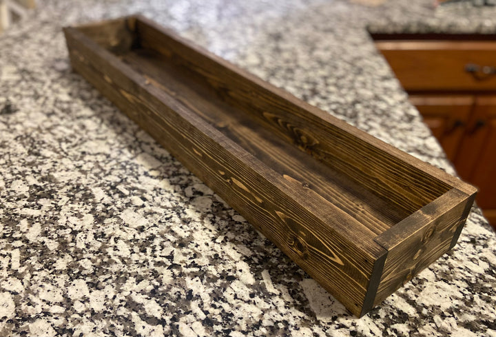 Wooden Table Top Centerpiece | Table Tray