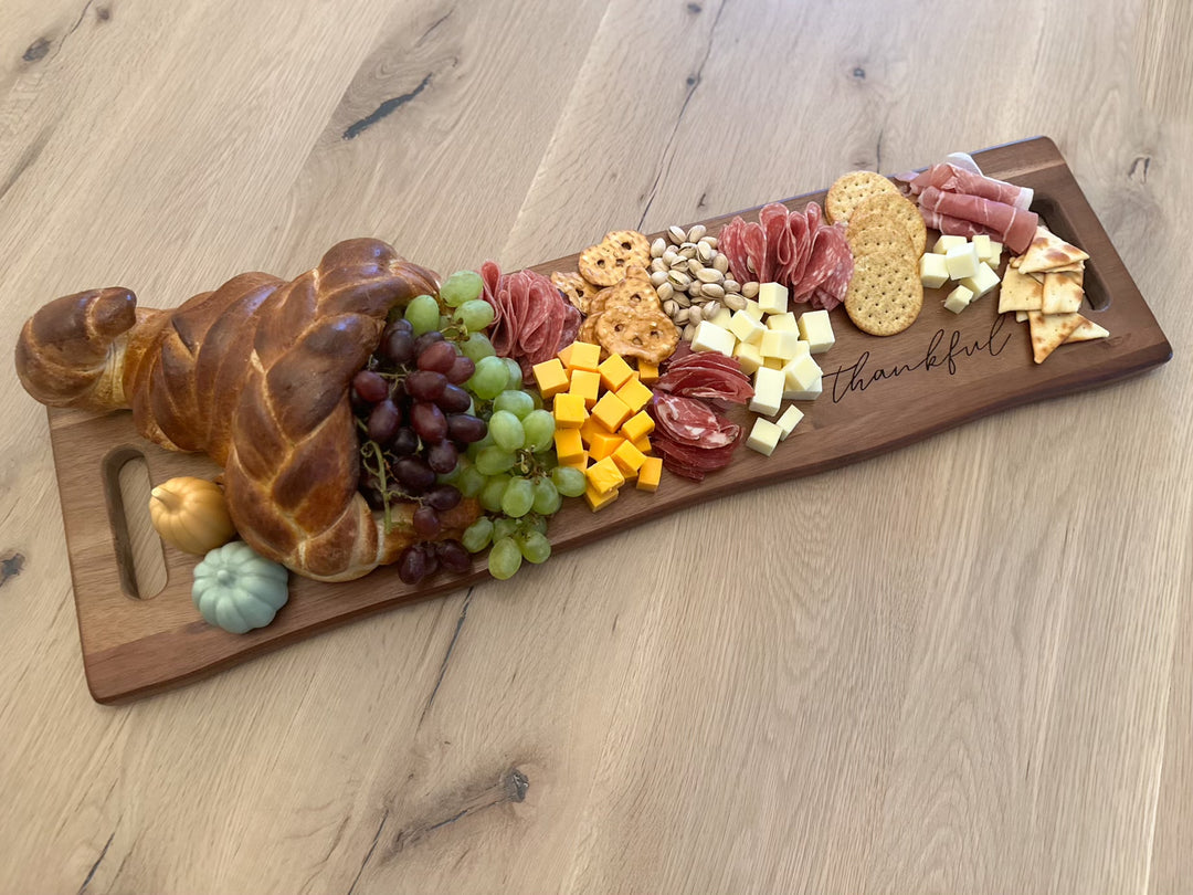 Grazing Board, Thankful, Laser Engraved - LIMITED EDITION
