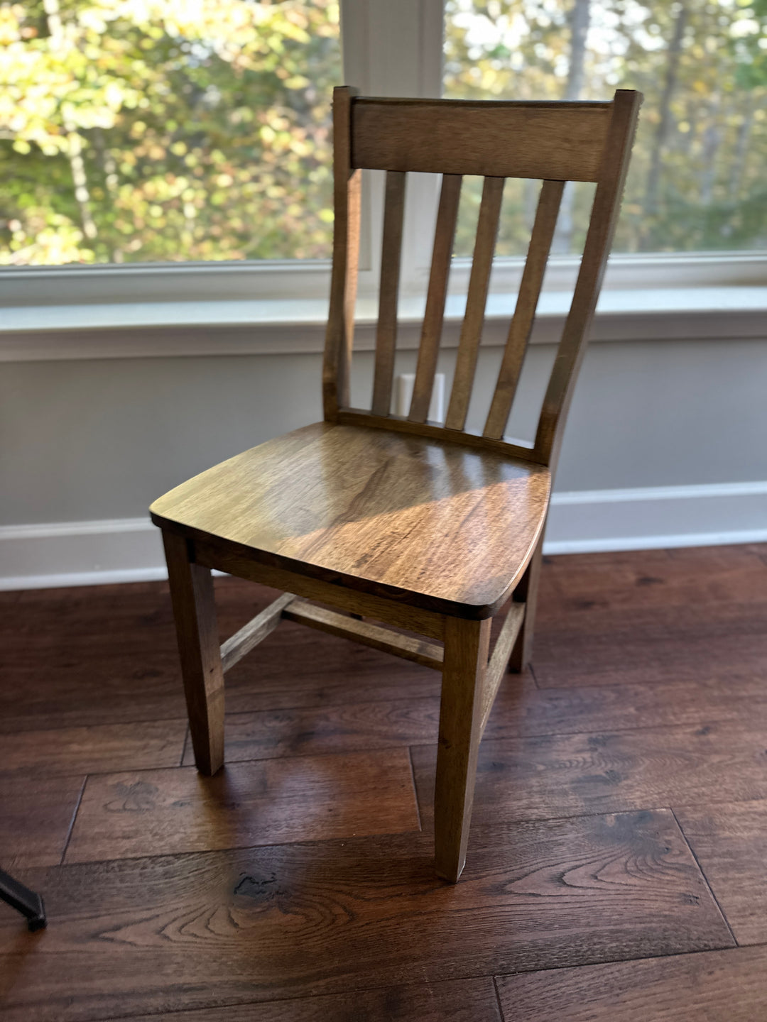 Wooden Slat Back Chair