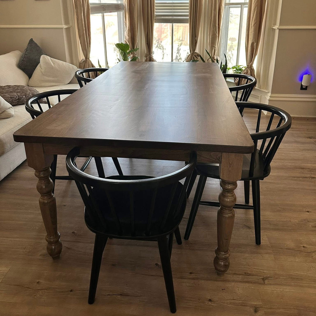Alder Farmhouse Dining Table - Seeds & Sawdust