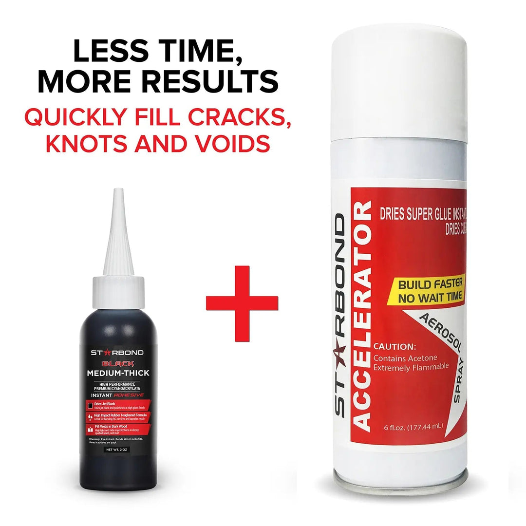 Black Medium - Thick Super Glue - Seeds & Sawdust