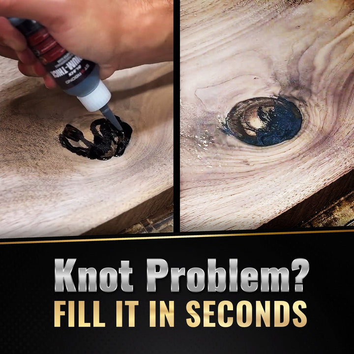 Black Medium - Thick Super Glue - Seeds & Sawdust