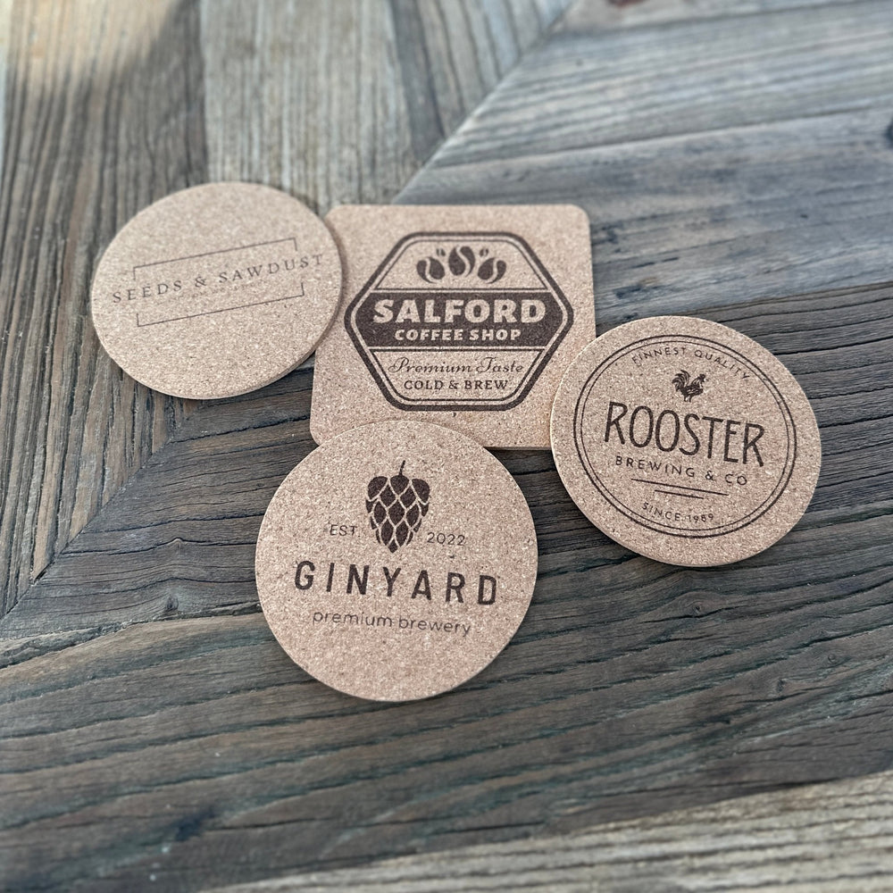 Cork Coaster | Personalized With Logo | Bulk Orders - Seeds & Sawdust