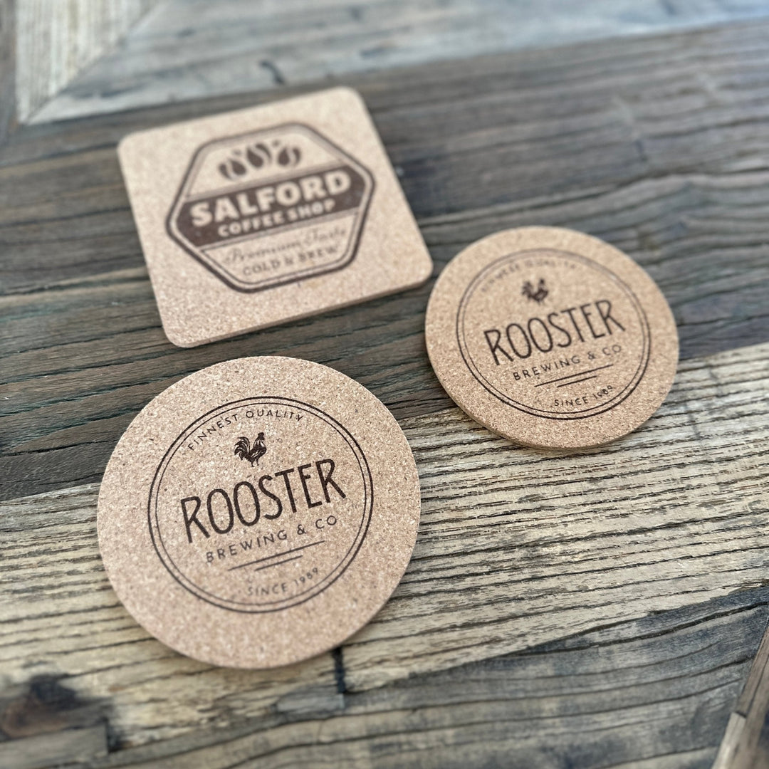 Cork Coaster | Personalized With Logo | Bulk Orders - Seeds & Sawdust