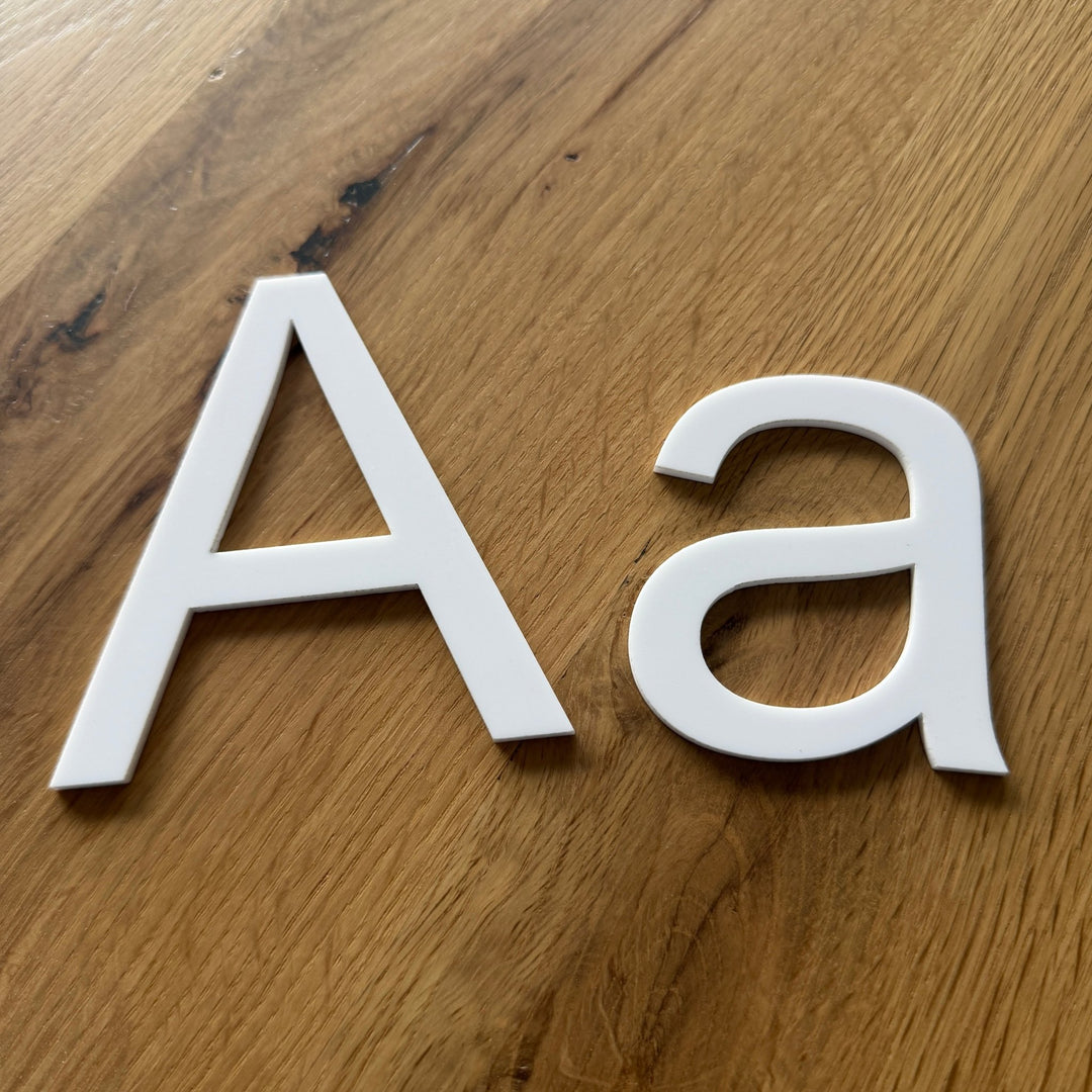 Custom Laser Cut Acrylic Letters 1/8 Inch - Letters Numbers and Symbols - Seeds &amp; Sawdust