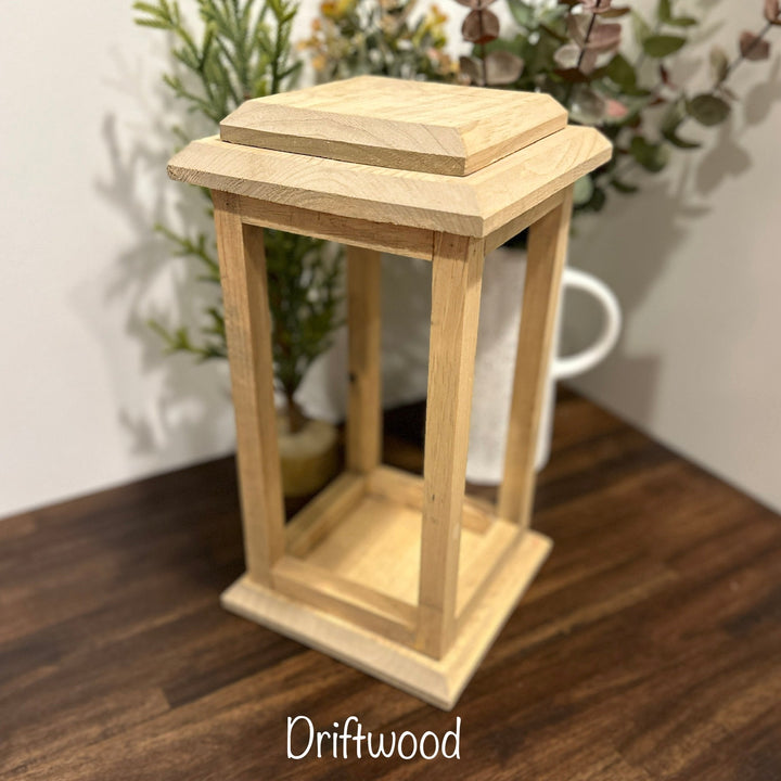 Decorative Wooden Lantern (Various Sizes Available) | Wedding Decor | Home Decor - Seeds & Sawdust