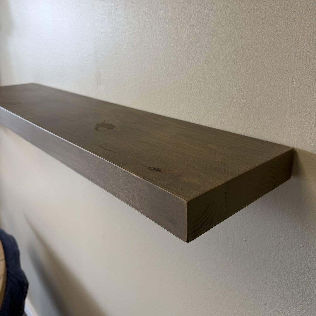 Alder Floating Shelf - 1.75" Thick