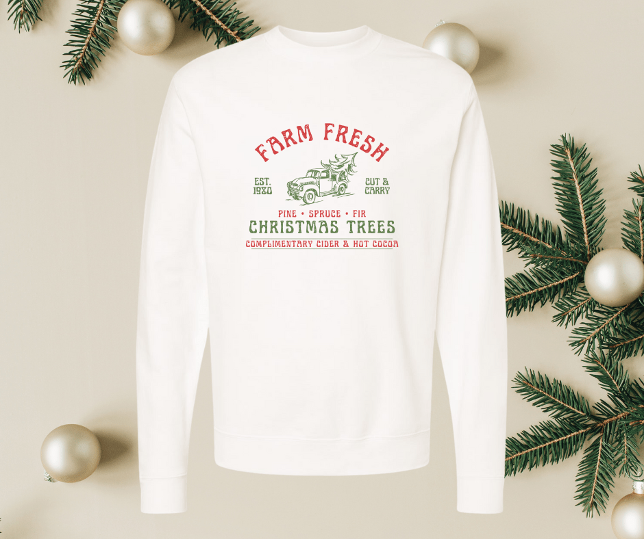 Farm Fresh Trees Sweatshirt - Seeds & Sawdust