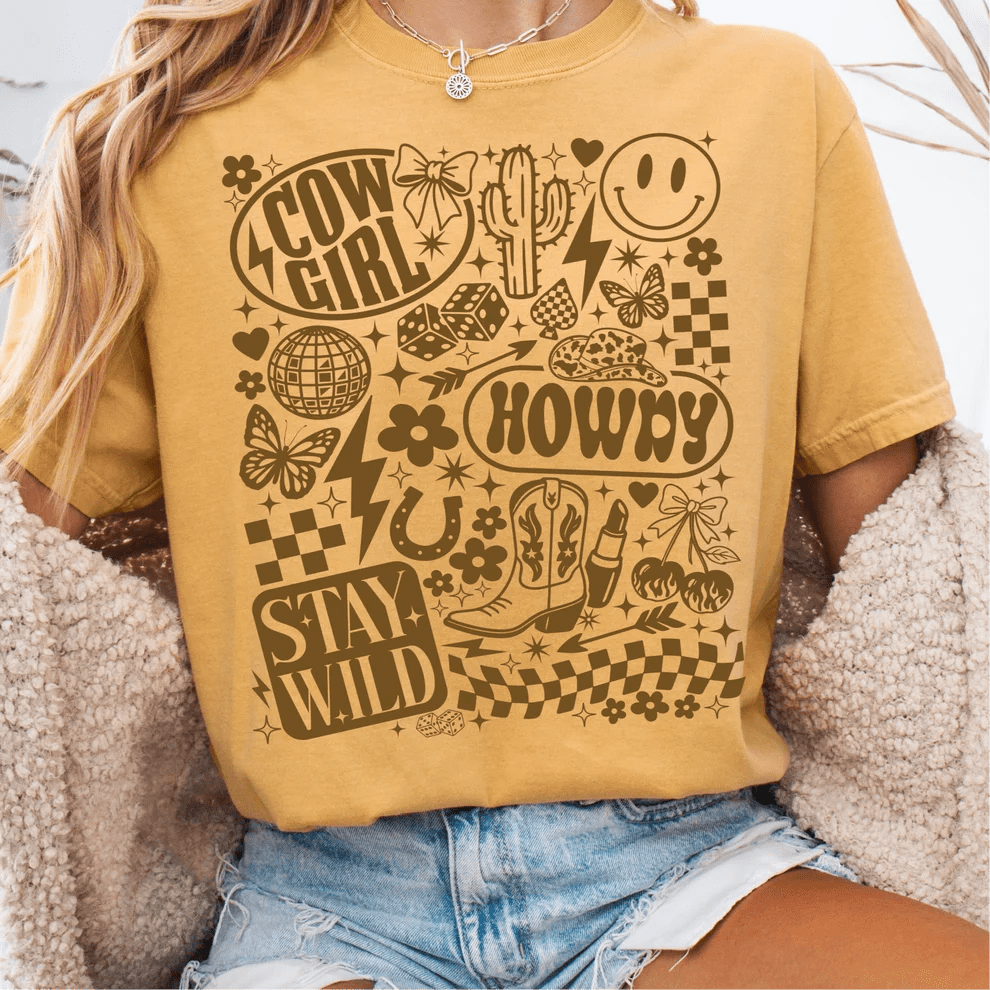 Howdy Cowgirl Tee - Seeds & Sawdust