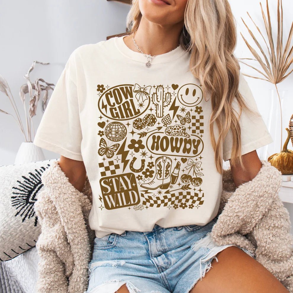 Howdy Cowgirl Tee - Seeds & Sawdust