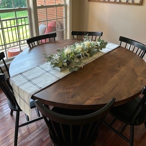 Pedestal Farmhouse Table 36