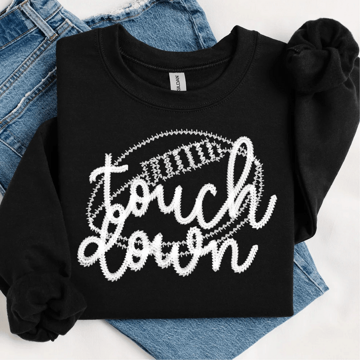 Touchdown Faux Stitch Tee - Seeds & Sawdust