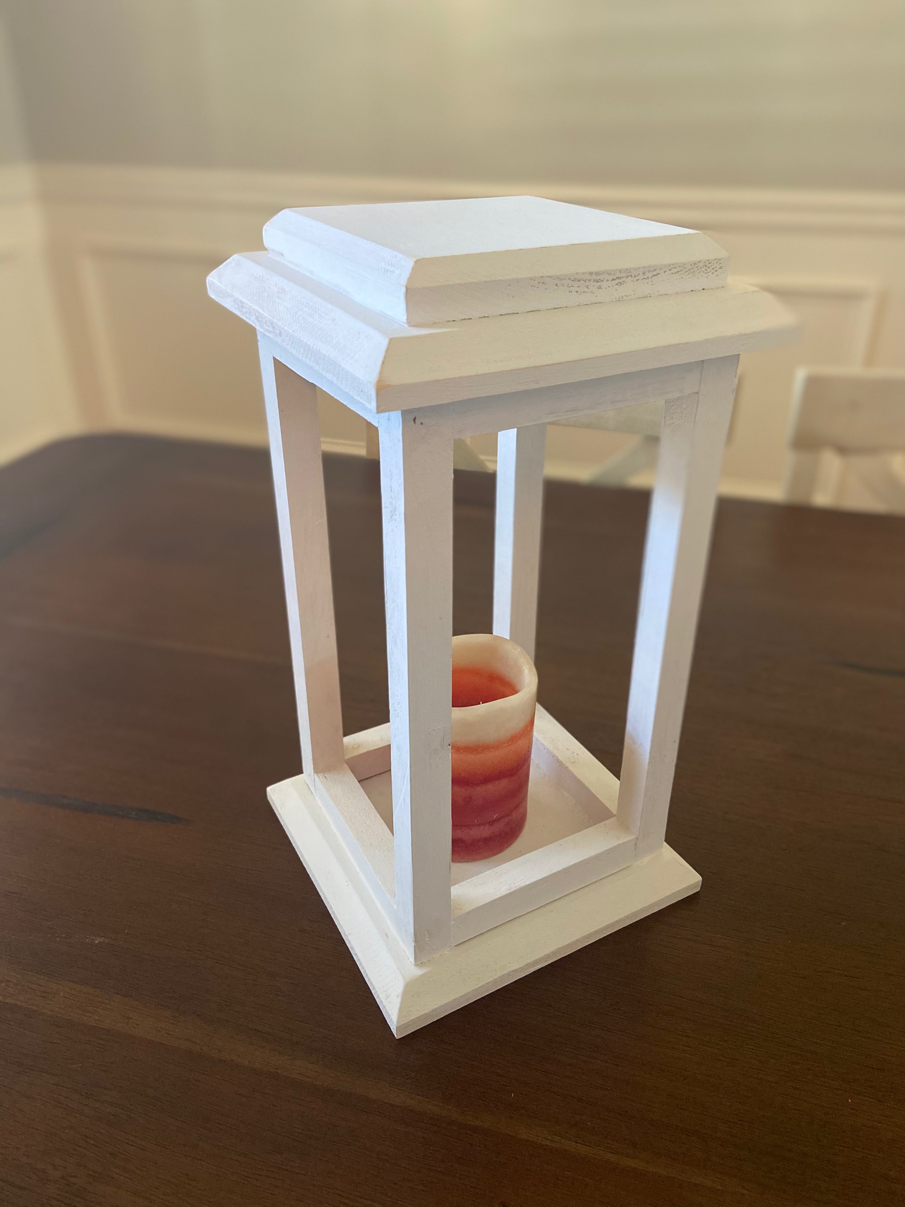Seed & Sawdust Wooden Lantern - Thumbnail 4