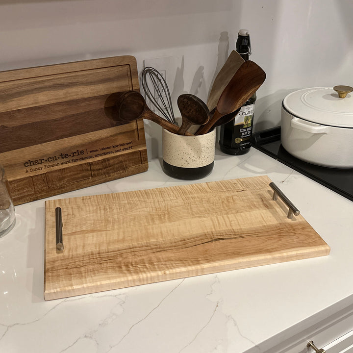 Serving Tray | Charcuterie Board | Curly Maple